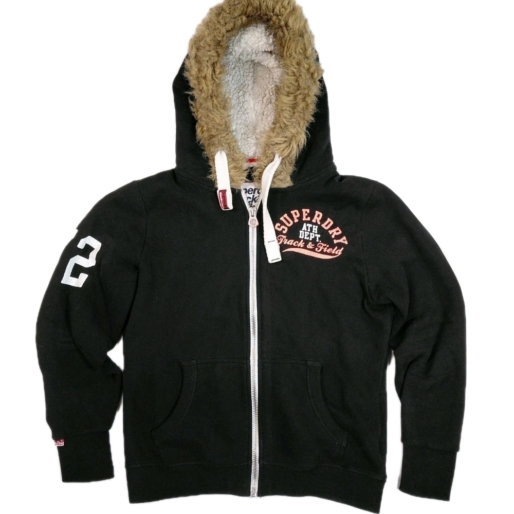 Superdry Women's Hoodie Black Size L